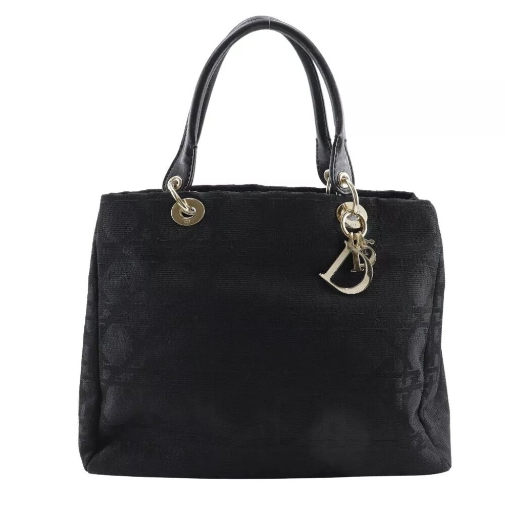 Dior Canage Tote Bag JCA449449 black Nylon canvas Women